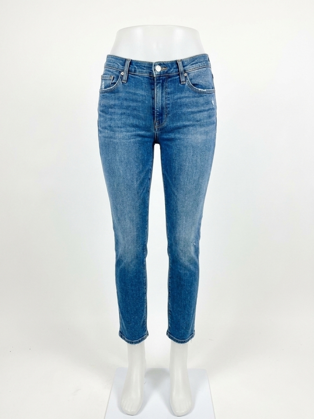 NEW MOTHER the dazzler hover mid rise jeans in kissing the caddy